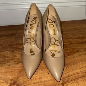 Sam Edelman Women's Tan Pumps DANNA POINTED TOE HEEL Size 8